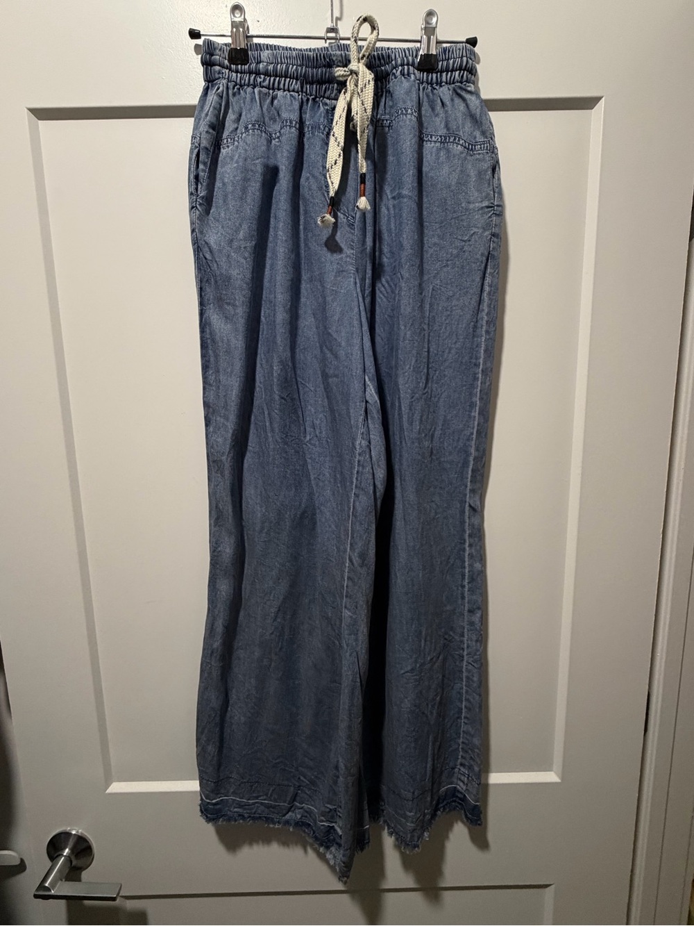 Celine Mid Rise Draw String Pants - Picture 3 of 5